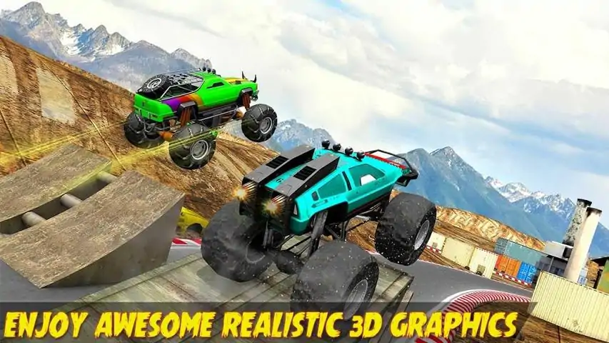 最高速度的怪物卡车试验-越野传奇