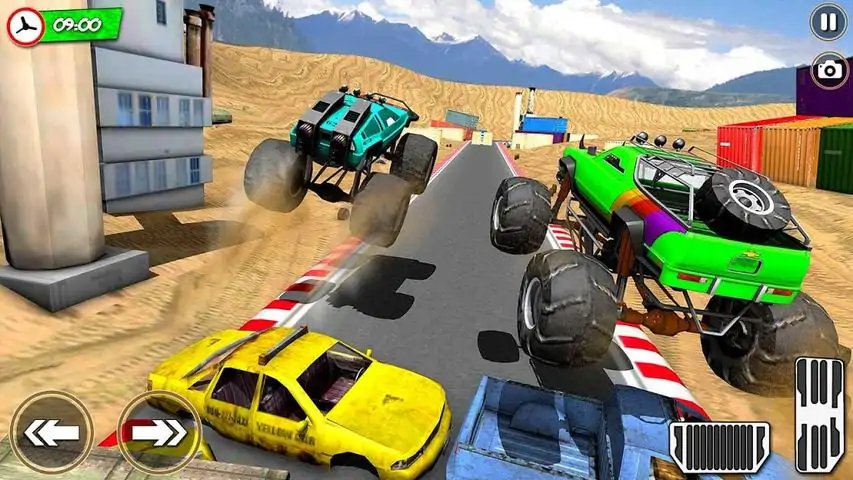 最高速度的怪物卡车试验-越野传奇