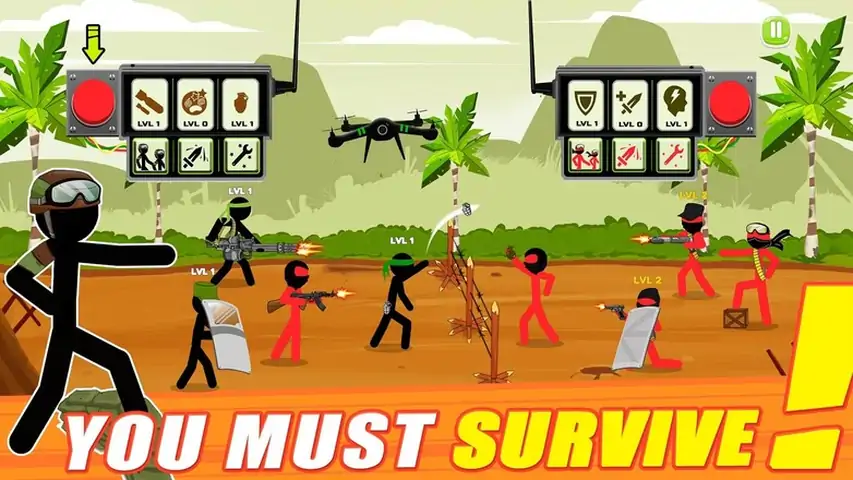 火柴人军：团队之战