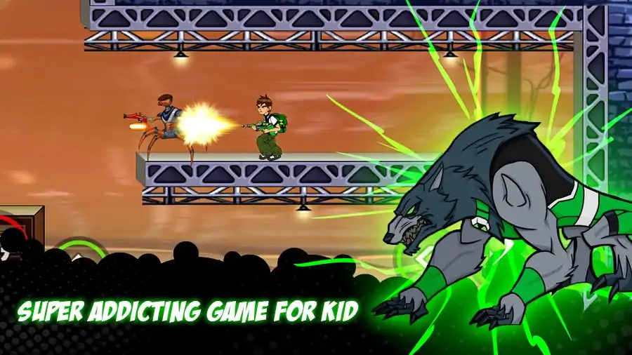 小男孩英雄射手