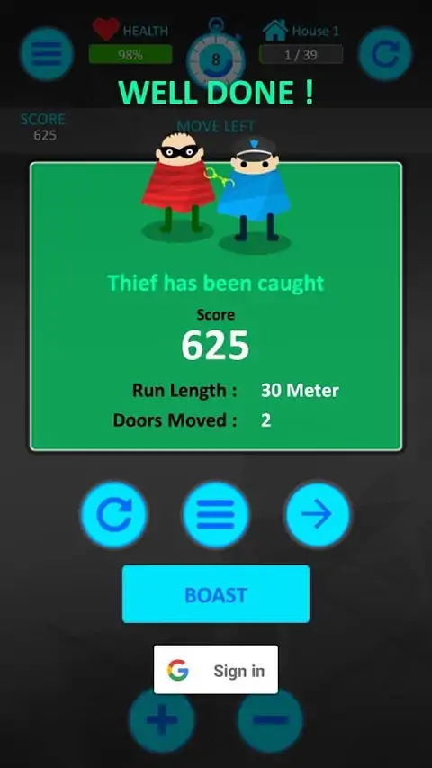 警察和小偷迷宫