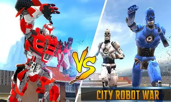 超级英雄机器人汽车大战模拟