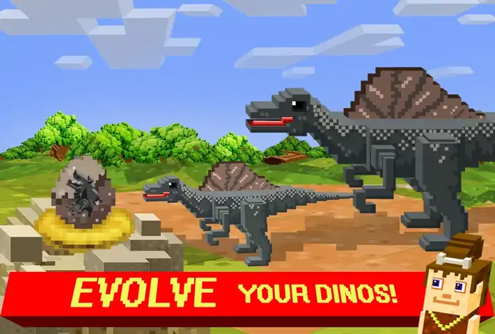 侏罗纪像素工艺：恐龙时代