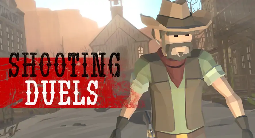 多边形狂野西部牛仔故事-左轮手枪枪手