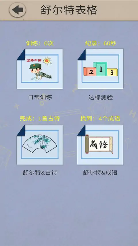 舒尔特表格（测试版）