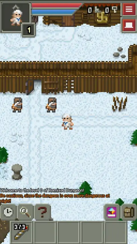 混合的像素地牢