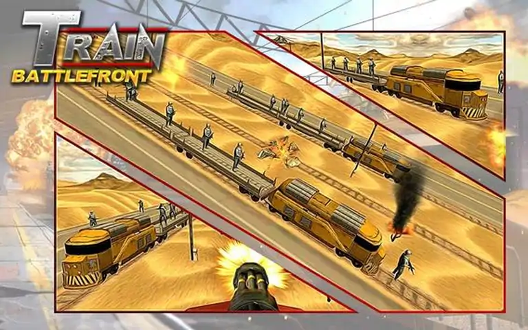 武装直升机危机火车战