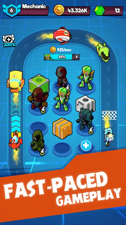 合并机器人-点击和空闲大亨游戏 合并机器人-点击和空闲大亨游戏