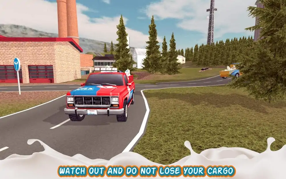 希尔卡车鲜奶配送