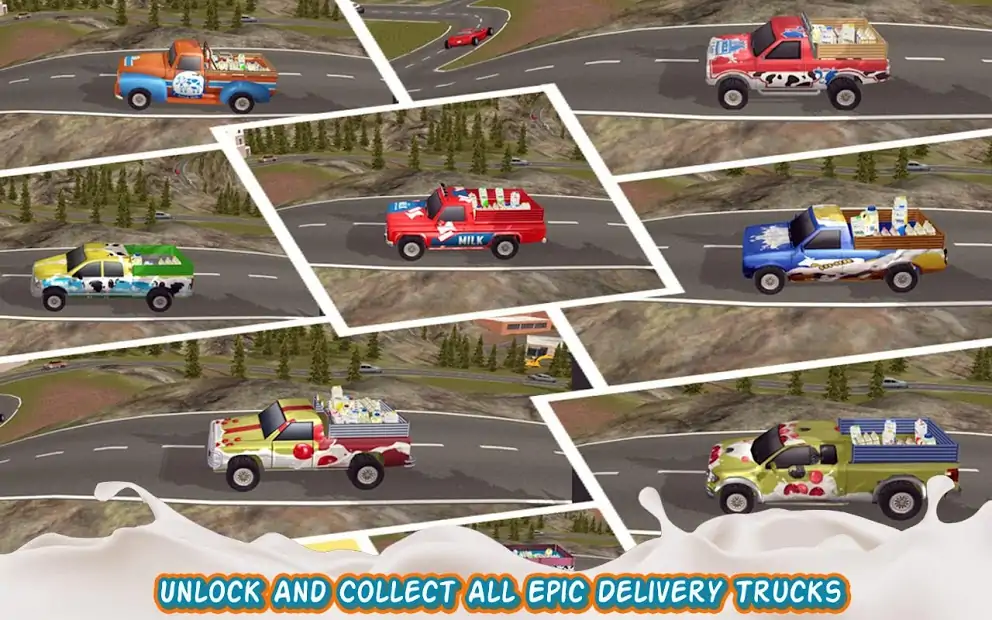 希尔卡车鲜奶配送