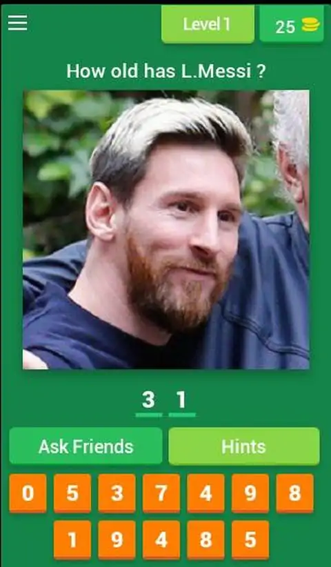 猜猜足球运动员的年龄