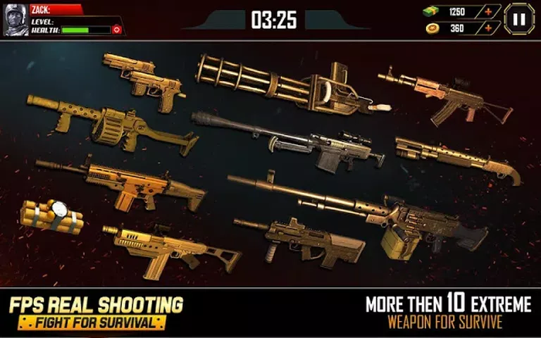 敌人之战：生存射击第一人称射击游戏