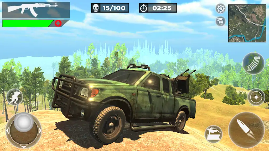 现代生存战场小队交叉射击