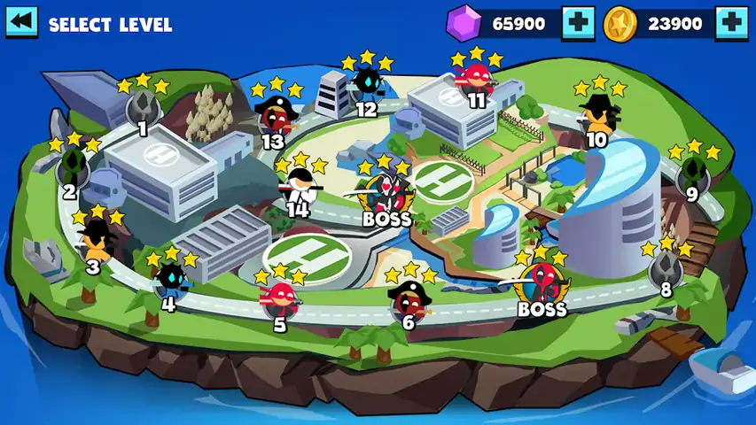 火柴人战斗-超级英雄战斗机