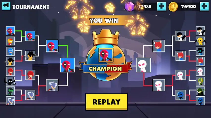 火柴人战斗-超级英雄战斗机