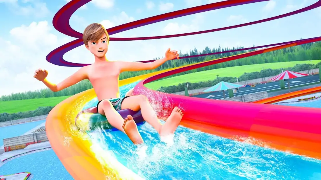 水上公园滑梯竞速冒险 水上公园滑梯竞速冒险
