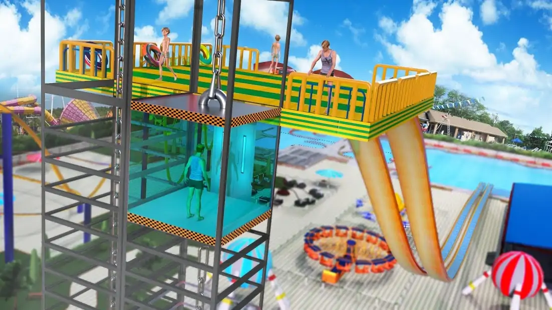 水上公园滑梯竞速冒险 水上公园滑梯竞速冒险