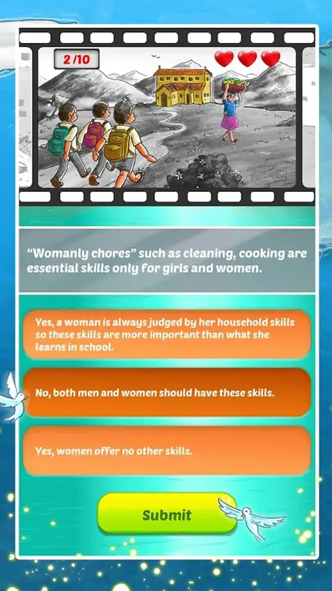 沃达丰基金会女孩上升游戏