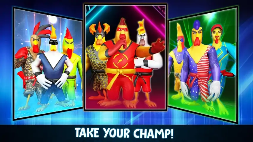 公鸡枪战：功夫格斗游戏