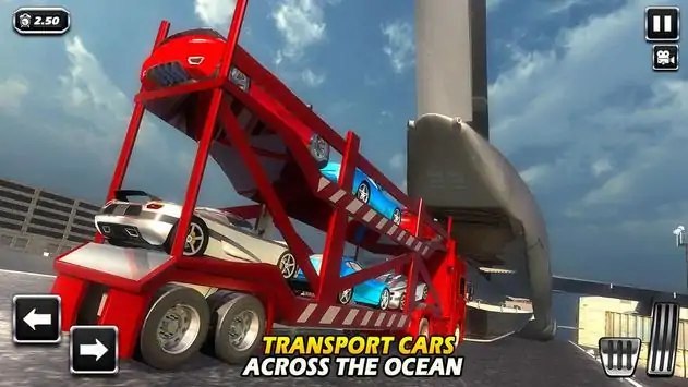 货运驾驶员运输车