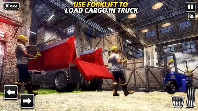 货运驾驶员运输车