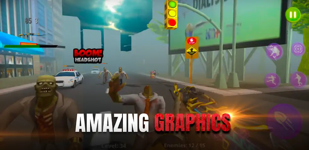 疯狂杀死僵尸FPS：射击僵尸生存