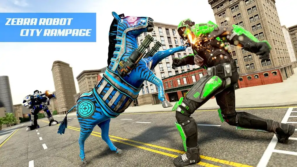 斑马机器人汽车游戏:机器人变形游戏 斑马机器人汽车游戏:机器人变形游戏