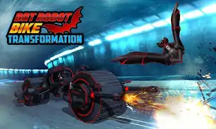 飞行超级英雄机器人改造自行车城救援