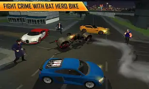 飞行超级英雄机器人改造自行车城救援