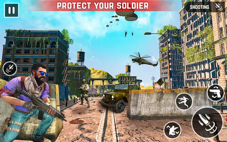 现代突击队的秘密任务-FPS射击游戏