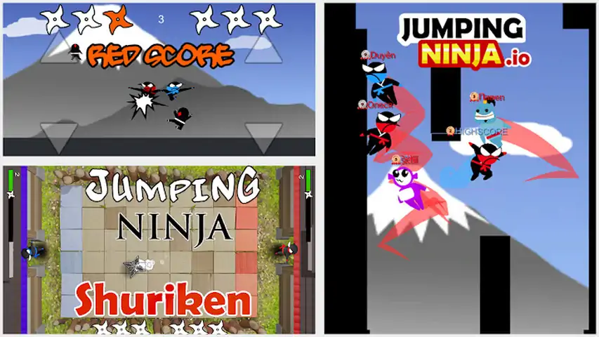 跳跃忍者双人游戏