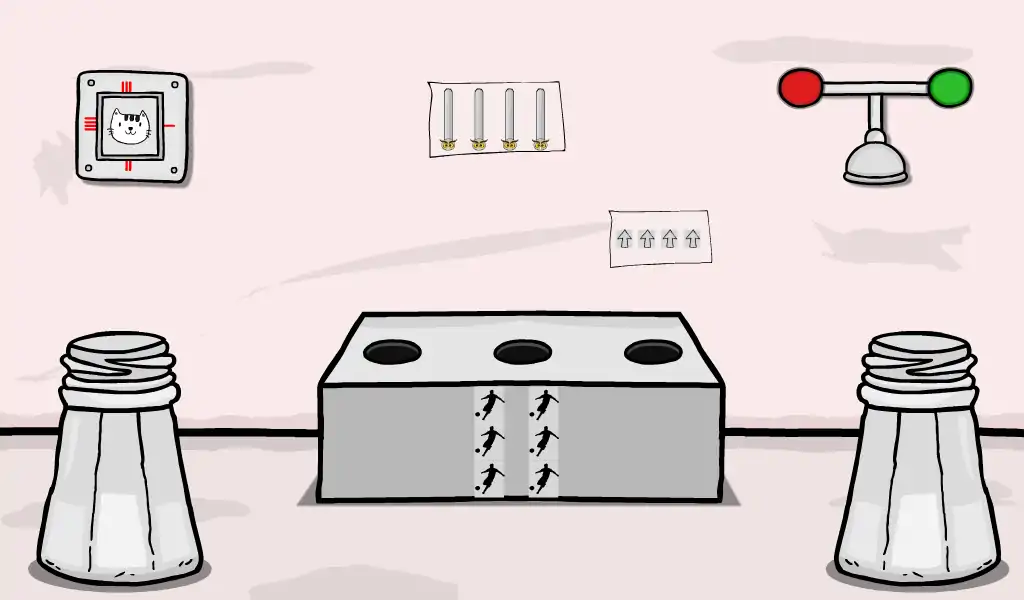 伟大的白色和黑色房间逃生