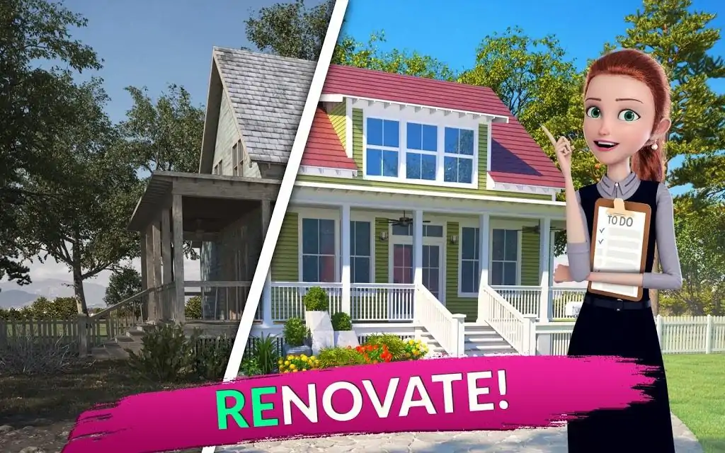 翻转这所房子:设计和家庭改造游戏3D 翻转这所房子:设计和家庭改造游戏3D