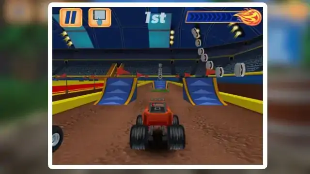 火焰轻型卡车怪物机游戏