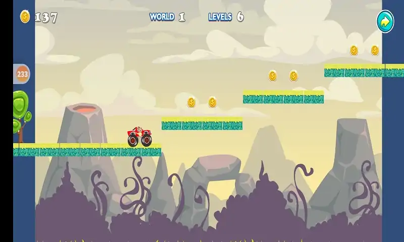 火焰轻型卡车怪物机游戏