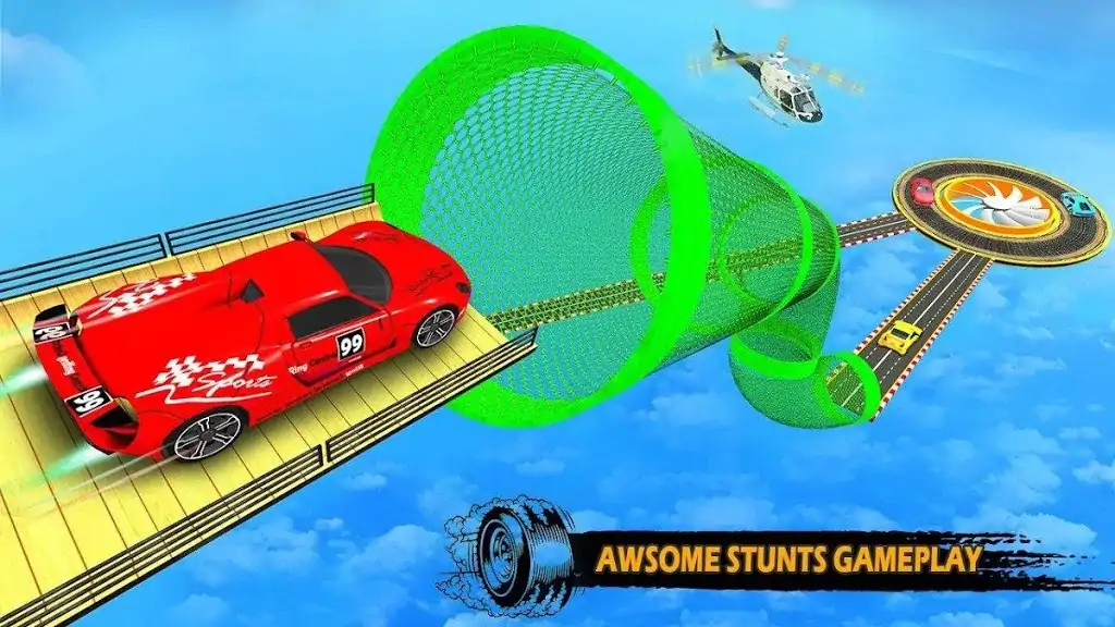 汽车特技赛车2020-新超级坡道跳跃 汽车特技赛车2020-新超级坡道跳跃