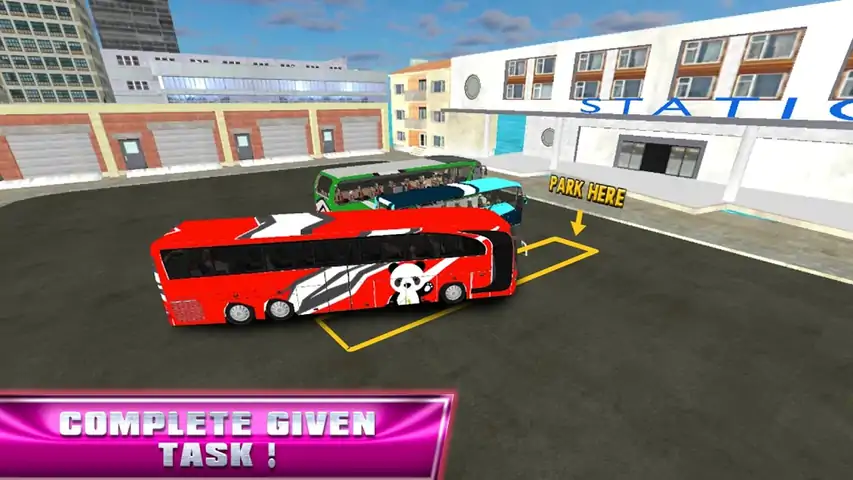 巴士模拟器：新城市教练巴士游戏