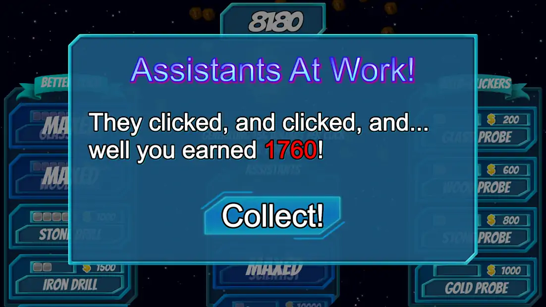 小行星矿工：空闲的点击器