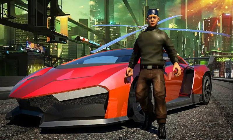 未来飞行汽车3D：救援游戏