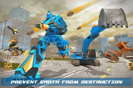 挖掘机机器人游戏-改造机器人模拟器