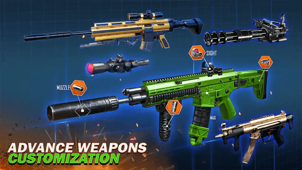 FPS操作射击打击：线下射击游戏