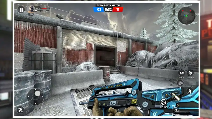 PvP多人3D团队射击游戏