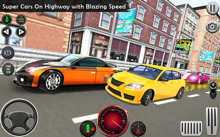 高速公路汽车种族2019:赛跑交通通过特技 高速公路汽车种族2019:赛跑交通通过特技