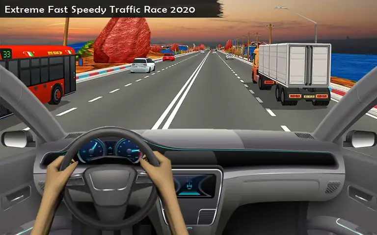 高速公路汽车种族2019:赛跑交通通过特技 高速公路汽车种族2019:赛跑交通通过特技