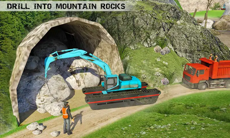 水上冲浪挖掘机起重机3D