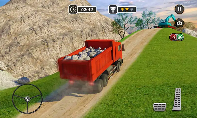 水上冲浪挖掘机起重机3D