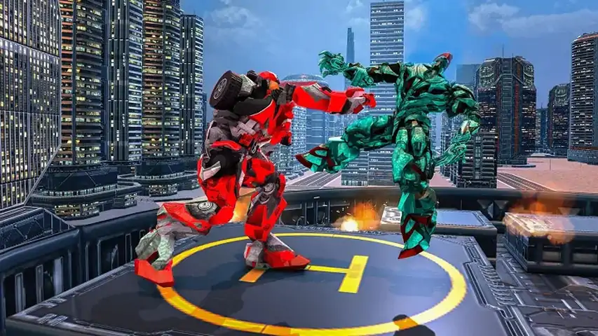 飞行机器人自行车警察机器人转型战争