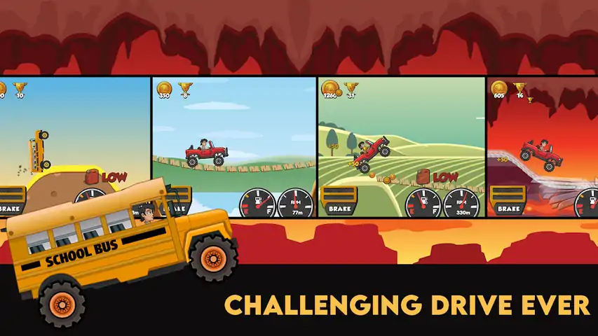 越野山赛车乐趣-爬山冒险