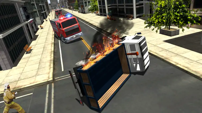 消防员消防车模拟器