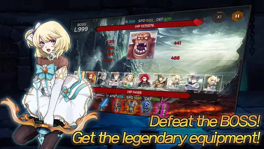 秘密之塔:500F(SuperfastgrowingidleRPG)